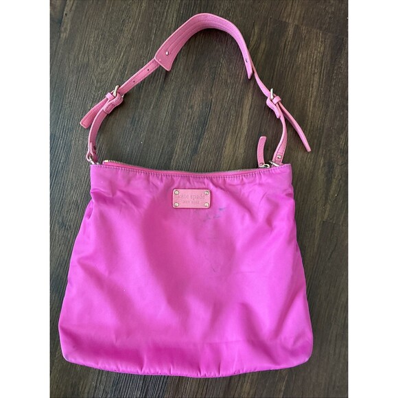 Kate Spade Victoria Basic Nylon Pink Swing/ Adjustable Crossbody Y2K Sur… - Picture 1 of 7